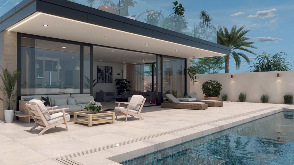 Render Piscina - Render Barcelona - Render Málaga Renders 3d Madrid