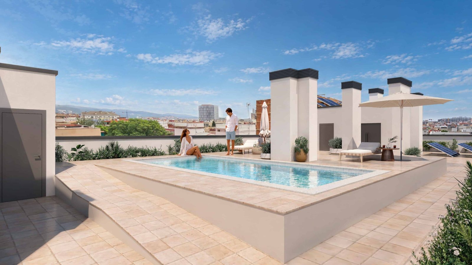 render-3d-piscina-azotea-promocion-barcelona
