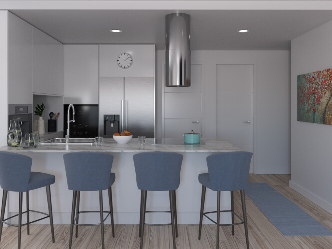 Render cocina-comedor